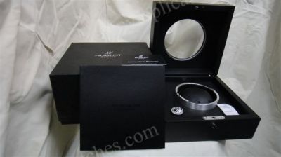 NEW Style Hublot Watch Box with Display Window - Black Wood Watch Case